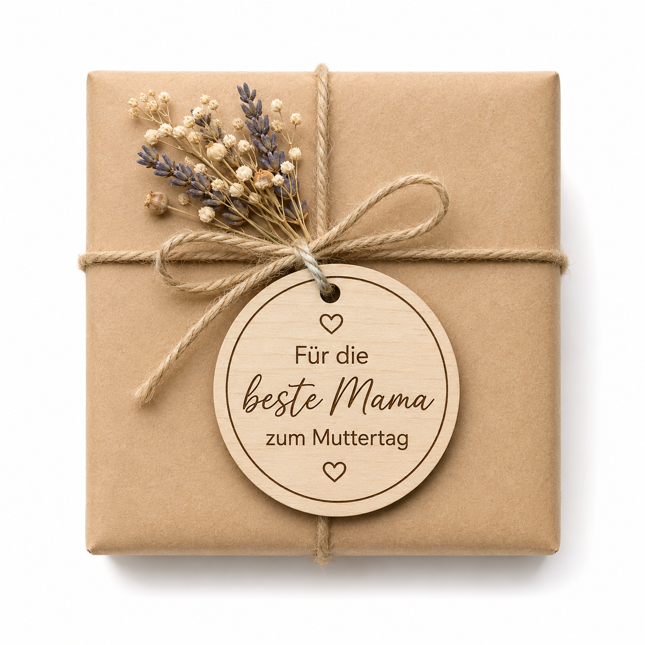 Geschenkanhänger zum Muttertag / Holzanhänger – Für die beste Mama