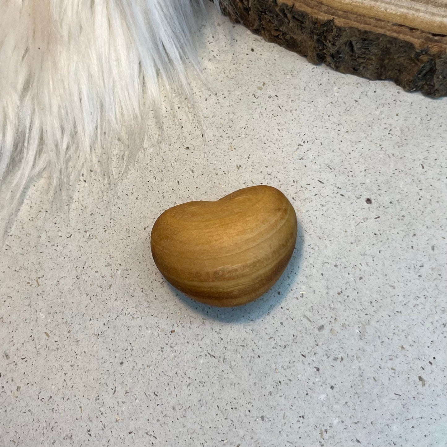 DwieDeko Kleines Holzherz ohne Gravur – Glücksbringer für Männer oder zur Prüfung