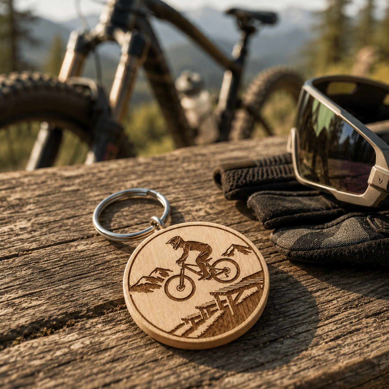 mountainbike schlüsselanhänger aus Holz Größe:Sur mesure 170×97cm PRO MSU 1.3 E-MTB Fitnessbike cast mountain bike rider