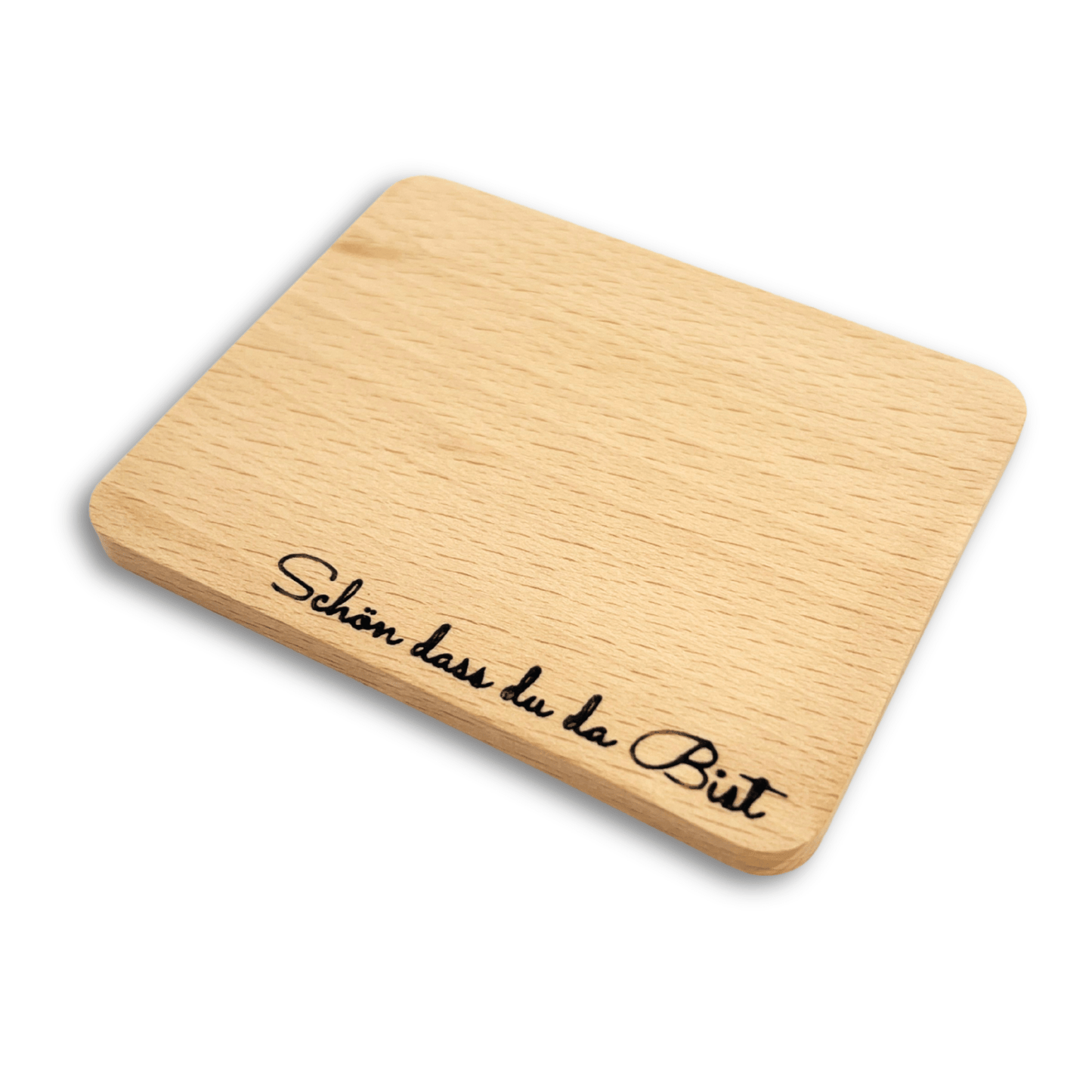 Untersetzer aus Buche Schön dass du da Bist - DwieDeko