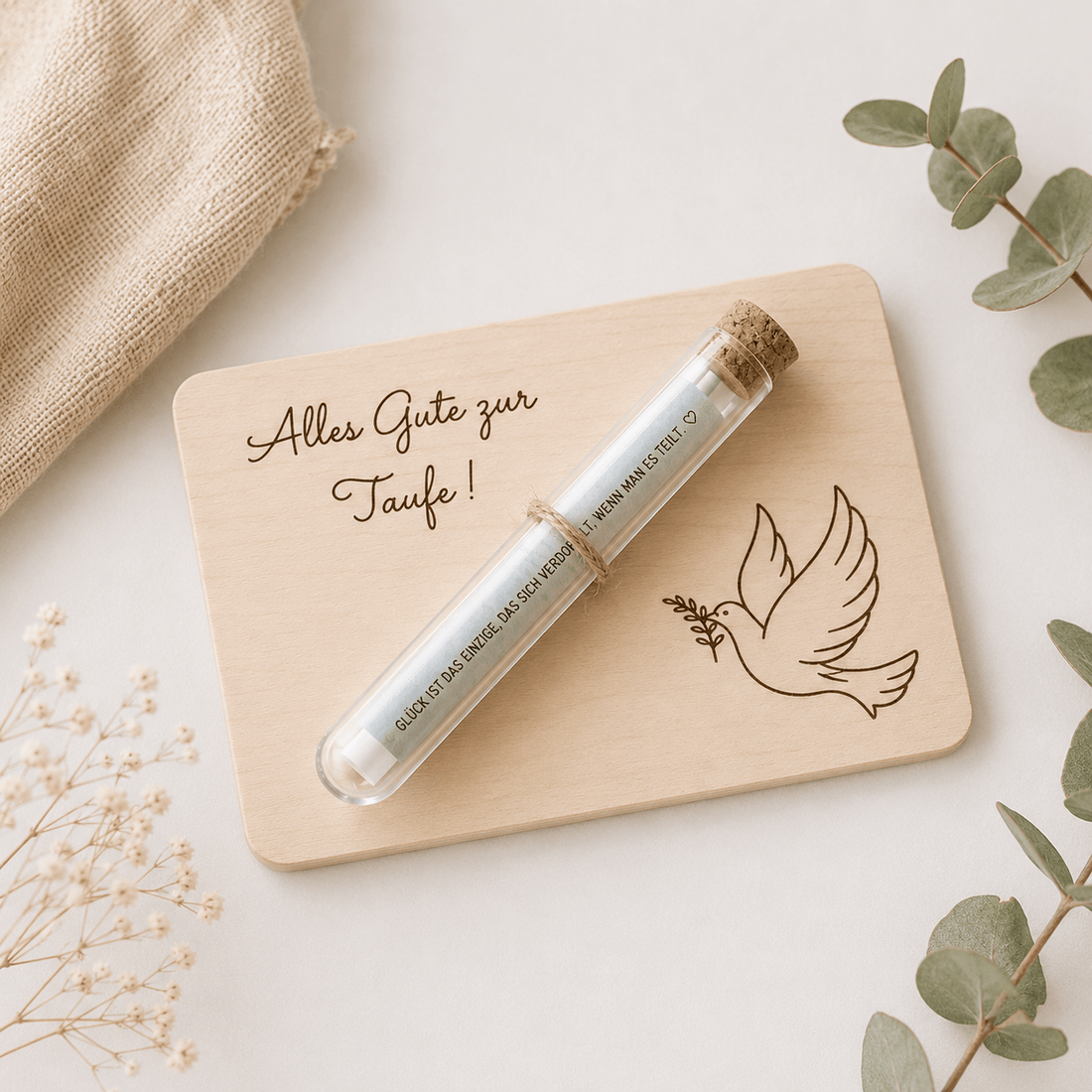 Geldgeschenk aus Holz bastelfertig verschenken - DwieDeko