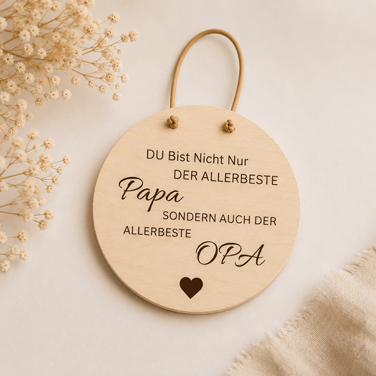 Holzschild mit Spruch verschenken - so passt es - DwieDeko