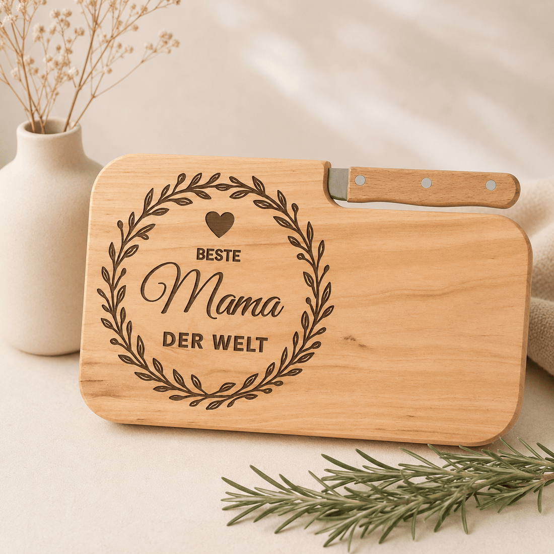 Muttertagsgeschenk personalisiert aus Holz - DwieDeko