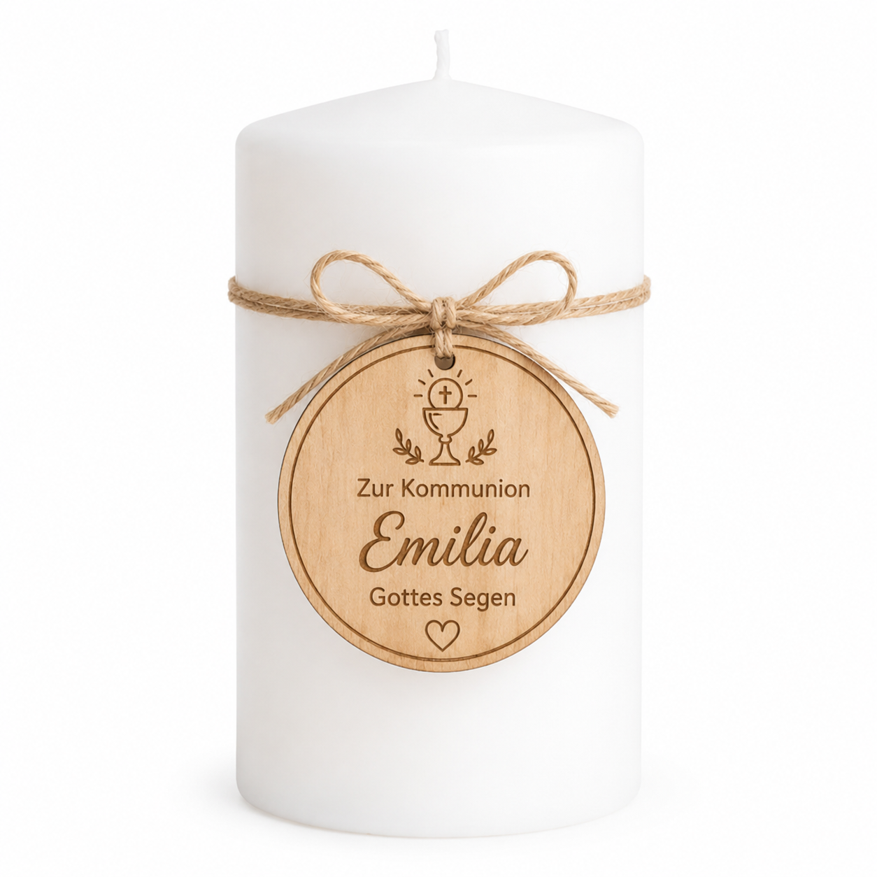 Geschenkanhänger Kommunion personalisiert mit Name