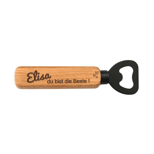 Du bist die Beste – Personalisiertes Flaschenöffner Geschenk für Frauen, Mama, Freundin oder Kollegin - DwieDeko