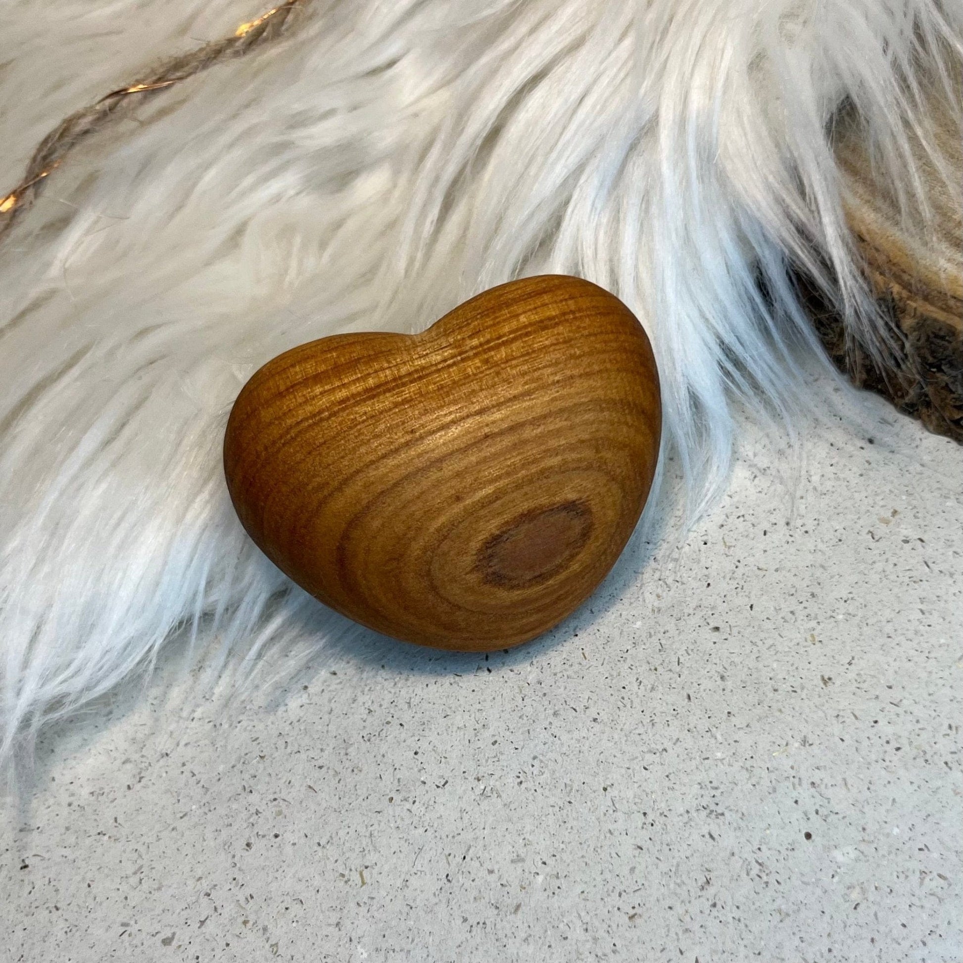 DwieDeko Handschmeichler Herz Holz 'Du schaffst das' – Mutmacher Geschenk zur Prüfung oder Krankheit