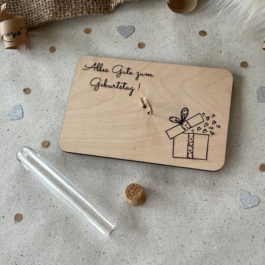 DwieDeko Wunscherfüller zum Geburtstag - originelles Geldgeschenk