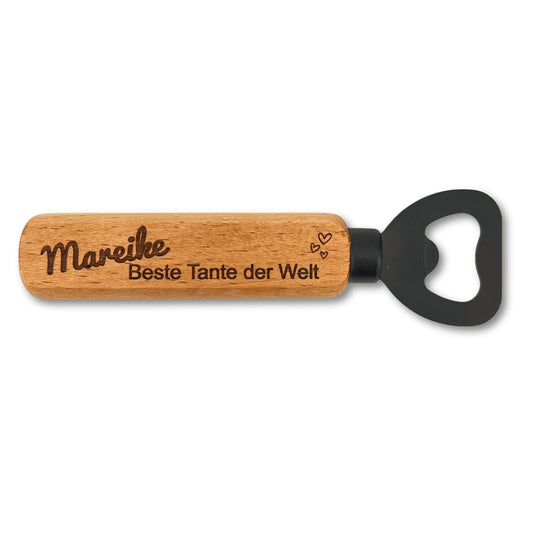 Geschenk für die Tante - Flaschenöffner personalisiert - DwieDeko