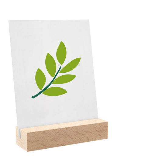 Kartenhalter aus Holz - Tischkartenhalter zum Basteln - DwieDeko