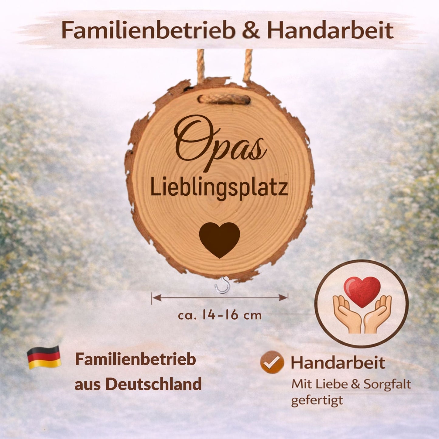 Opa zum Geburtstag überraschen – „Opas Lieblingsplatz“ als persönliches Gartengeschenk - DwieDeko