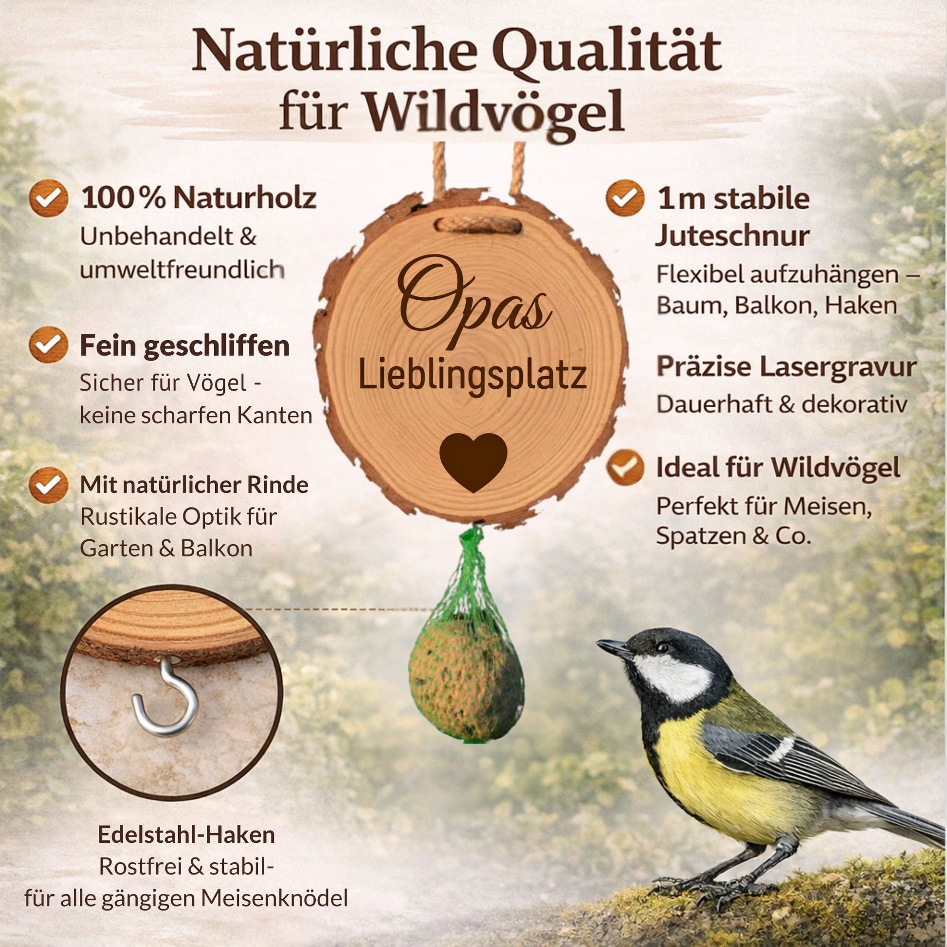 Opa zum Geburtstag überraschen – „Opas Lieblingsplatz“ als persönliches Gartengeschenk - DwieDeko