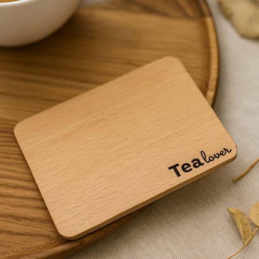 Tee Untersetzer Holz - Tea Lover - DwieDeko