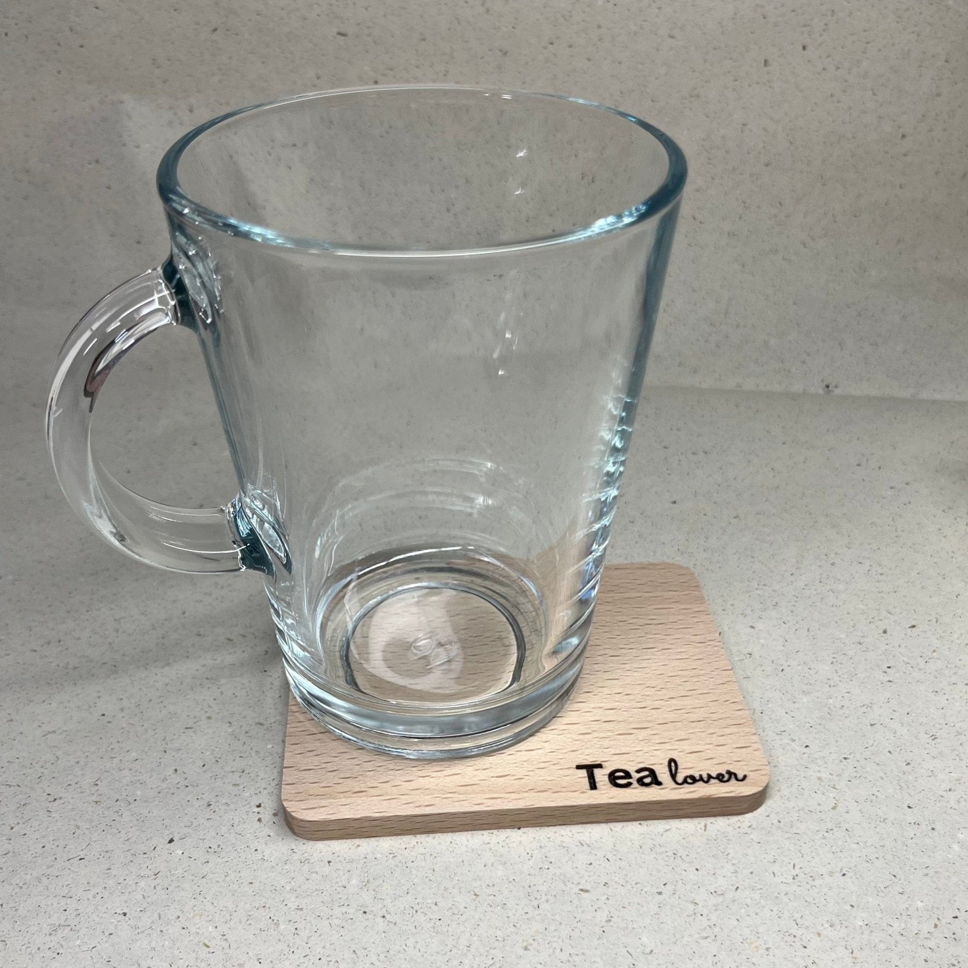 Untersetzer aus Buche Tea Lover - DwieDeko