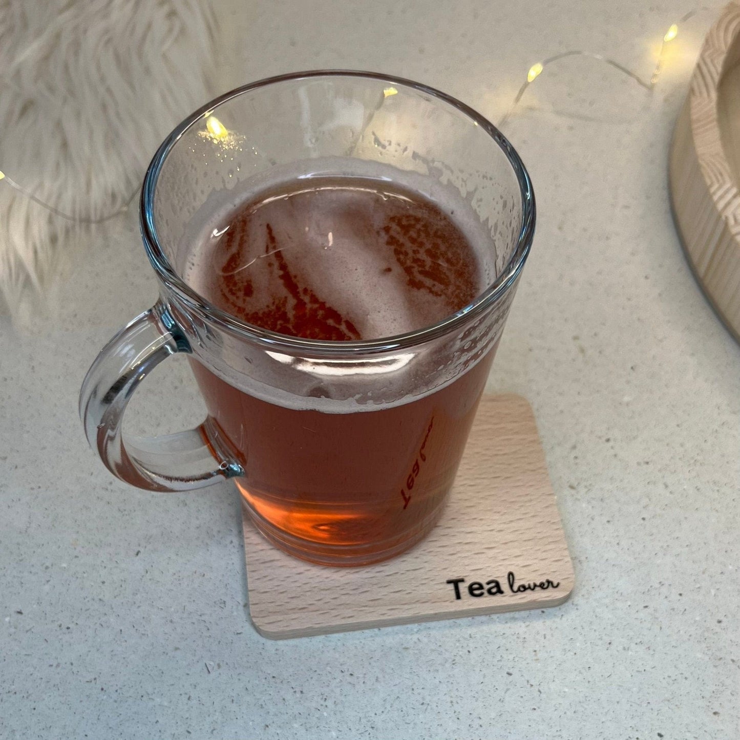Untersetzer aus Buche Tea Lover - DwieDeko